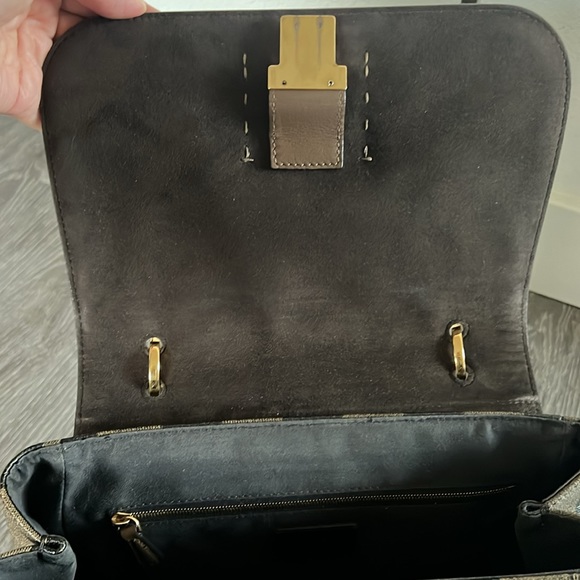EUC - Fendi Pequin hand bag - Picture 7 of 15